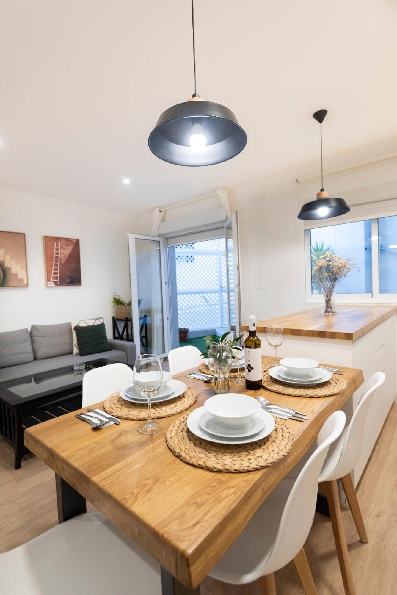 Apartamento A 140 M Playa Canelinas- 2 Habit. 4-6 Pax Sanxenxo Eksteriør bilde