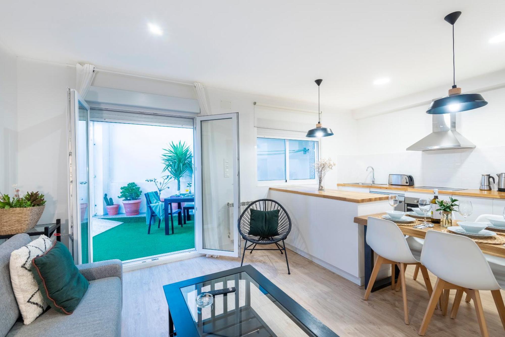 Apartamento A 140 M Playa Canelinas- 2 Habit. 4-6 Pax Sanxenxo Eksteriør bilde