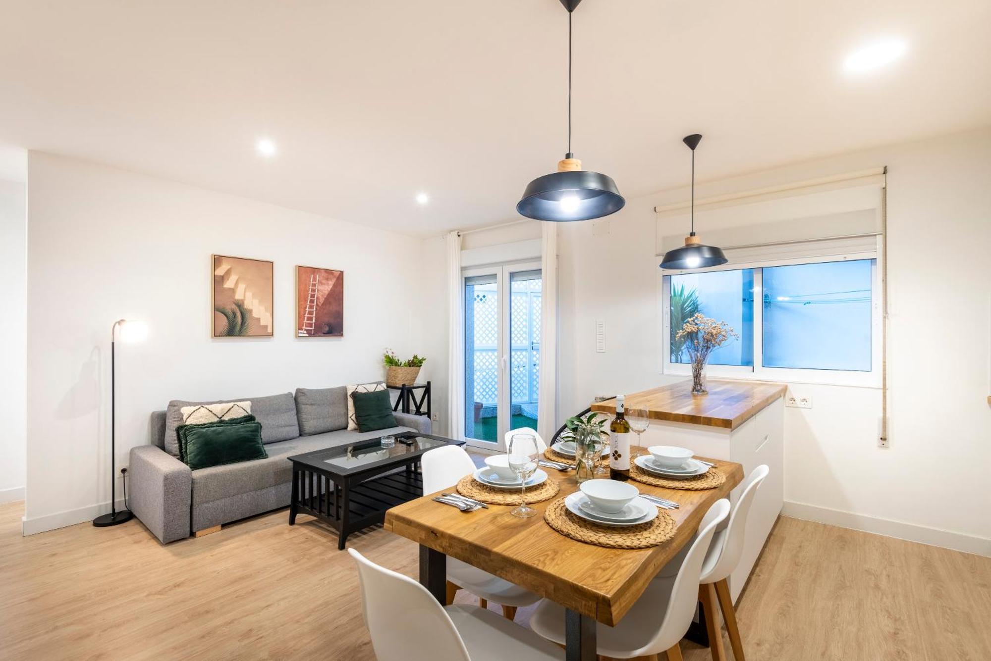 Apartamento A 140 M Playa Canelinas- 2 Habit. 4-6 Pax Sanxenxo Eksteriør bilde