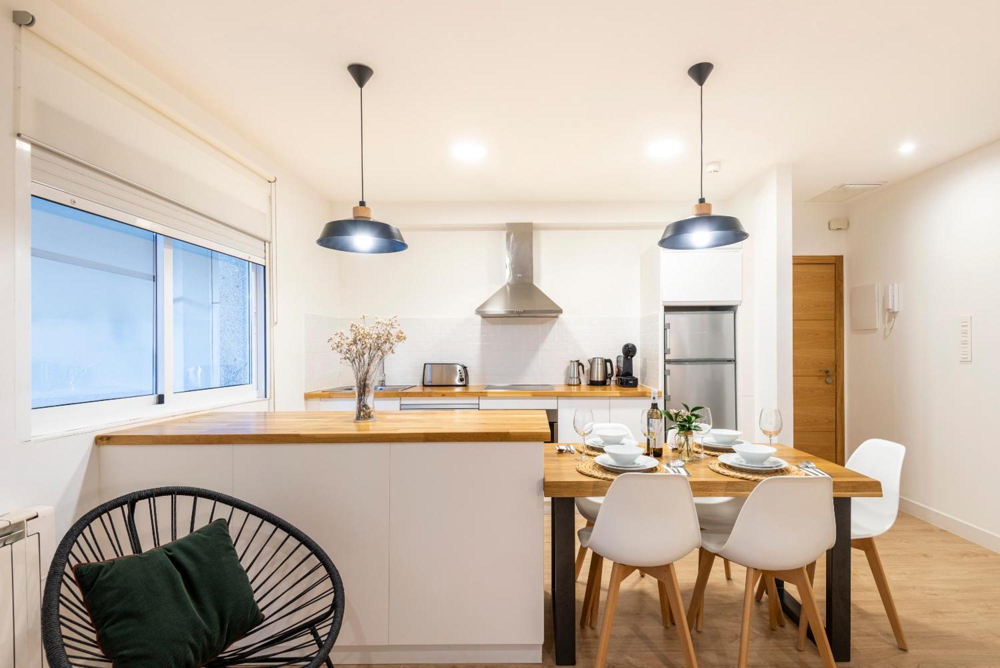Apartamento A 140 M Playa Canelinas- 2 Habit. 4-6 Pax Sanxenxo Eksteriør bilde