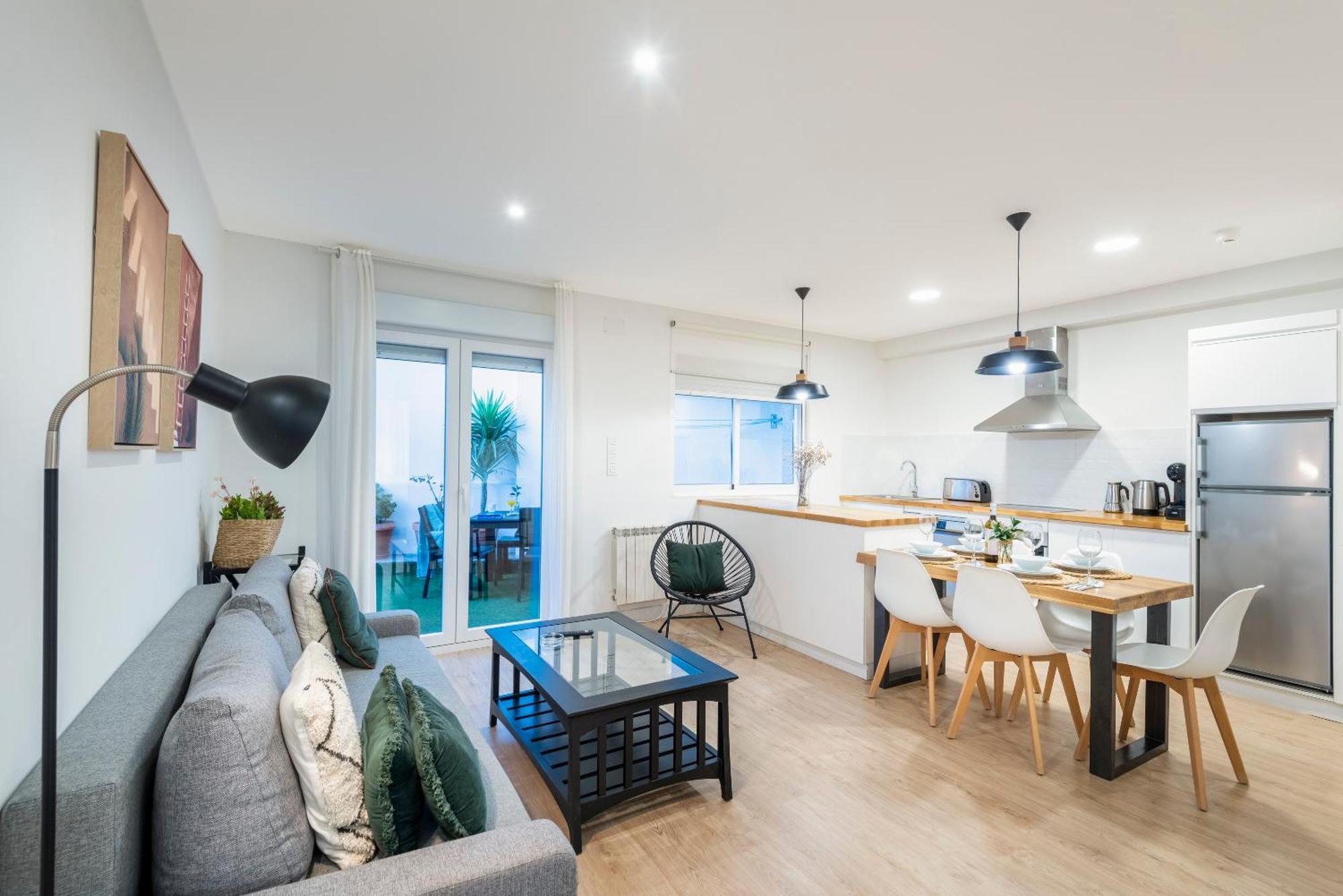 Apartamento A 140 M Playa Canelinas- 2 Habit. 4-6 Pax Sanxenxo Eksteriør bilde