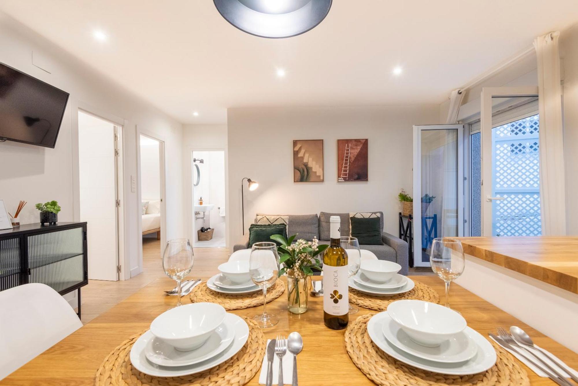 Apartamento A 140 M Playa Canelinas- 2 Habit. 4-6 Pax Sanxenxo Eksteriør bilde