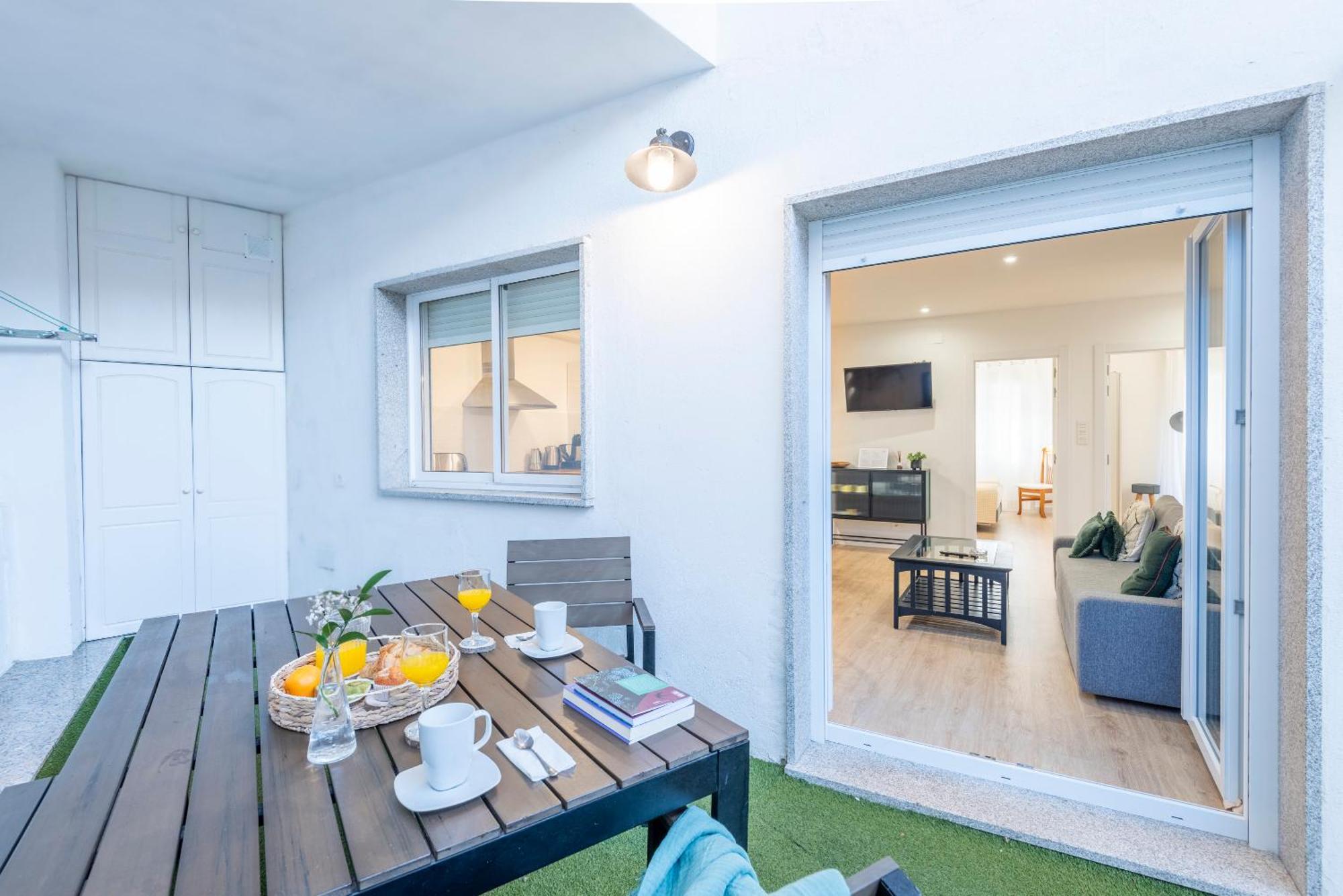 Apartamento A 140 M Playa Canelinas- 2 Habit. 4-6 Pax Sanxenxo Eksteriør bilde